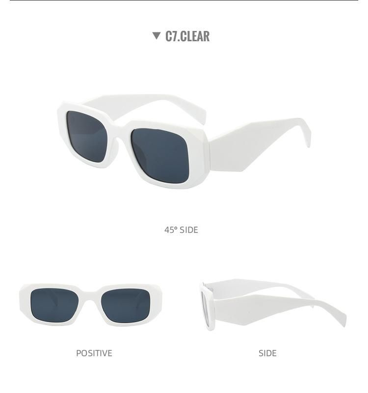 2022 Trendy Square Wholesale Designer Sunglasses Hip Hop Sunglasses for Unisex
