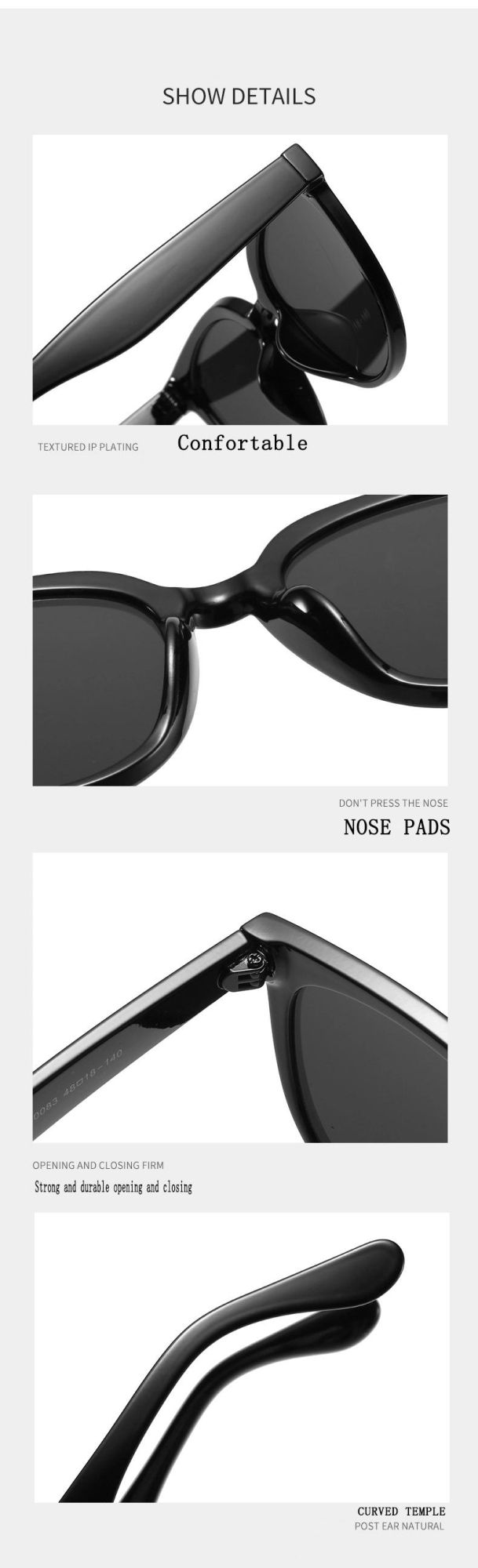 2022 New Custom Logo Samll Frame Fashionable Womens Sun Glasses Eyeglasses Sunglasses UV400 CE Eyewear