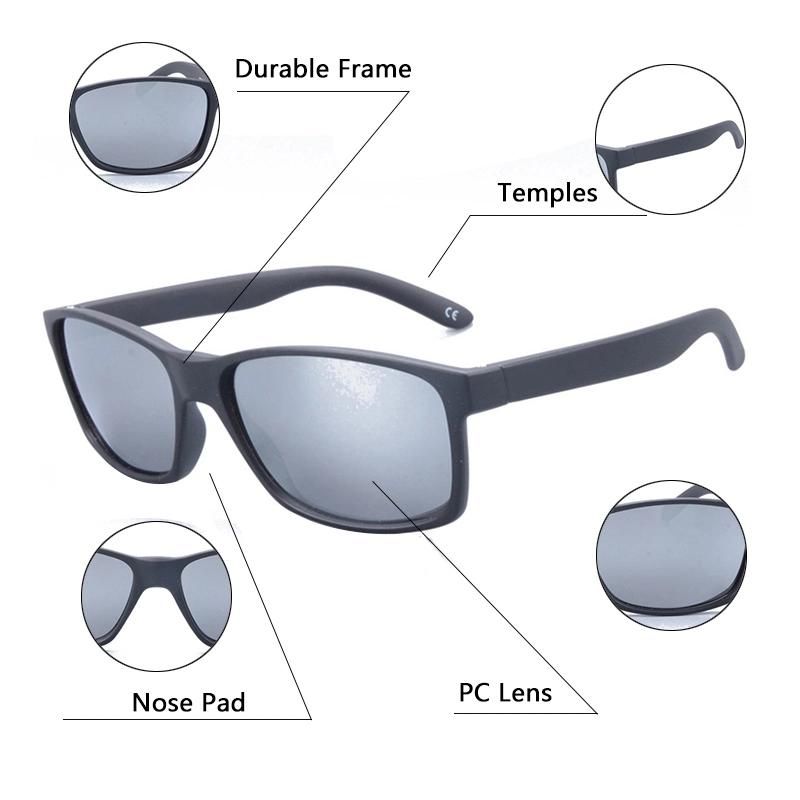 Full Frame High Quality Floating Glass Polarized Sunglasses 2020