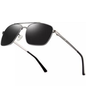 High Quality HD Lens Polarized Sunglasses Metal Frame Riding Glasses