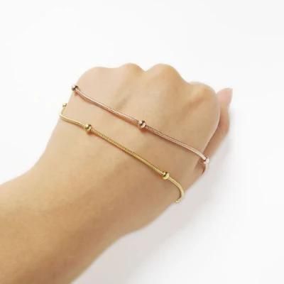 Stainless Steel Round Snake Chain with Ball for Fashion Jewelry