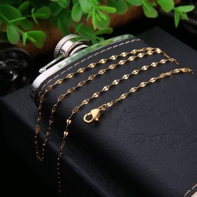 Fashion Jewelry Stainless Steel Necklace Lip Chain for Women