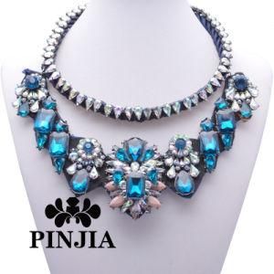Costume Crystal Imitation Jewelry Fashion Statement Necklace