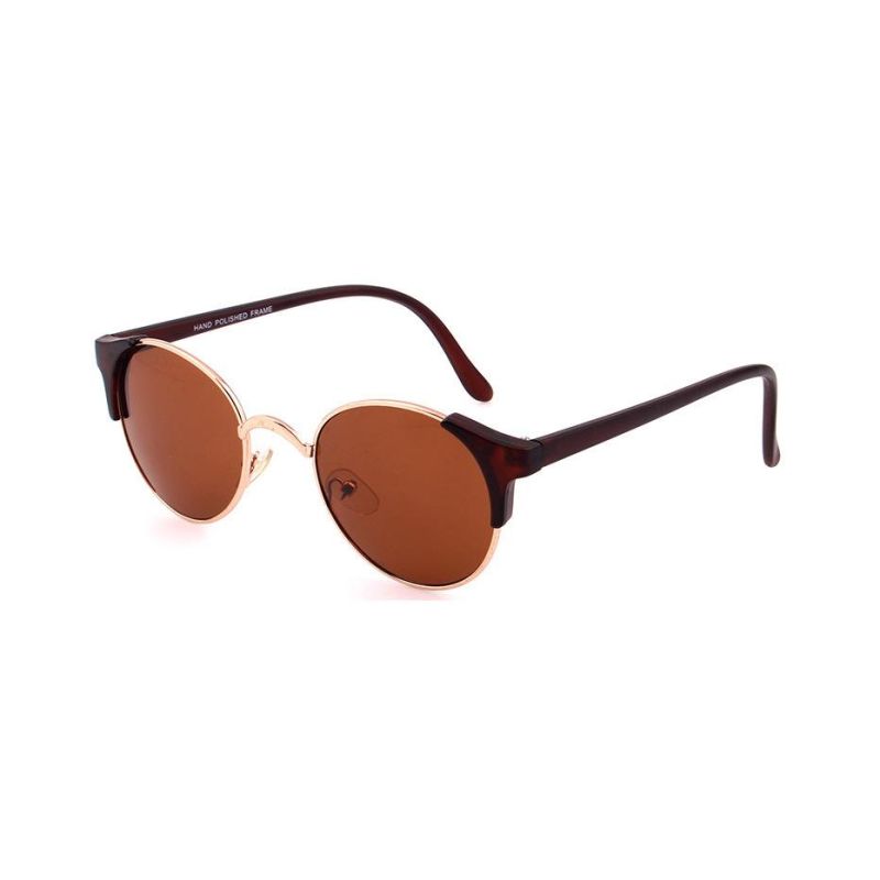 2018 Round Shape Fashionable Metal with PC Sunglasses