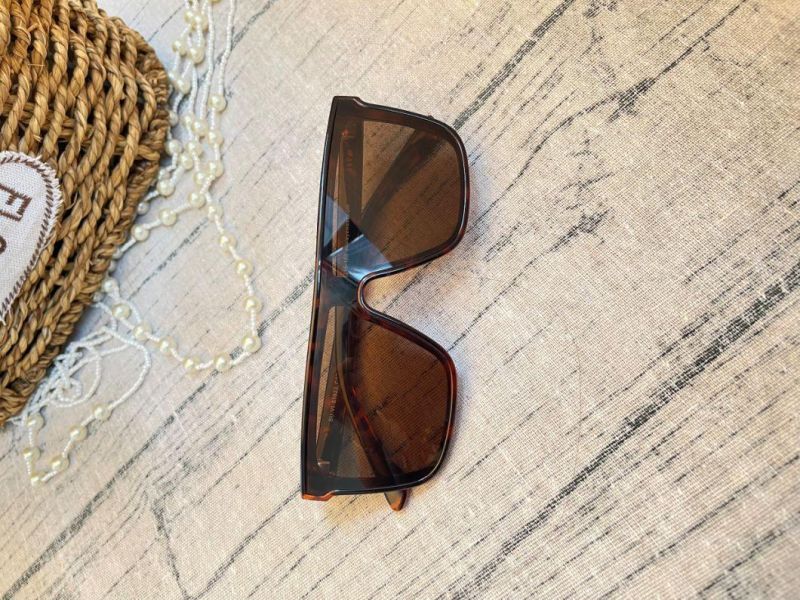 Mzhs220304-Oversize Sunglasses One Piece Fashion Women Men Sunglasses Tortoise Square Sunglasses