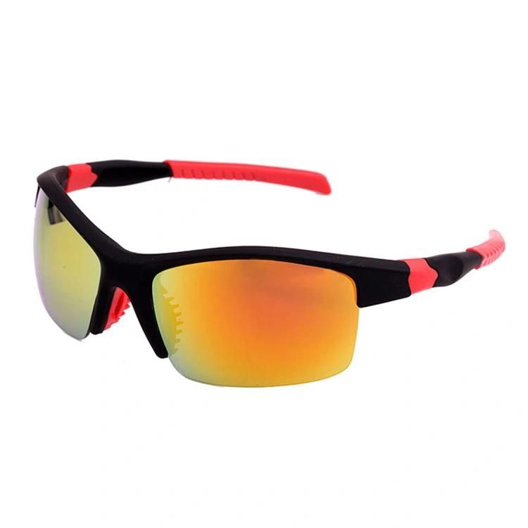 Mirror Coating PC Frame Sports Sunglasses