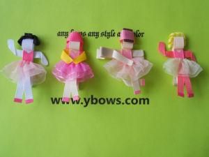 4 Little Girls Novelty Clips with Alligator