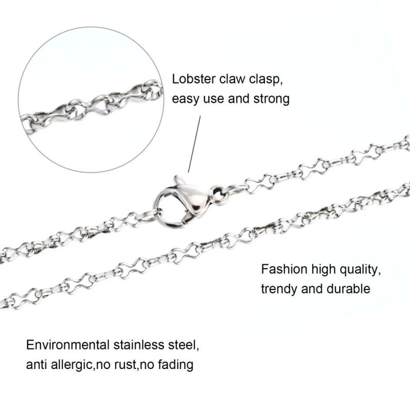 Hot Sale 14/18K Gold Plated Surgical Steel Jewelry Stainless Steel Fashion Decoration Jewelry Making Chain Necklace Anklet Bracelet Lady Design