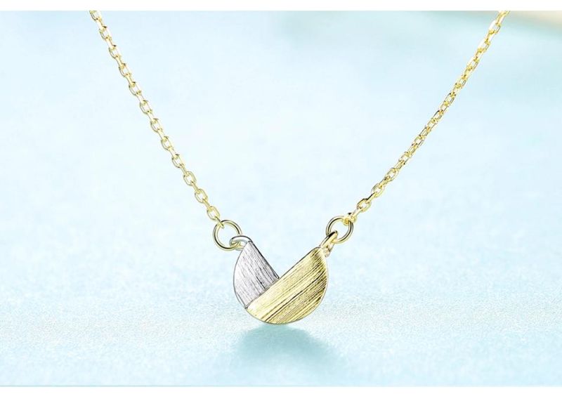 Fashion Jewelry 925 Sterling Silver Splicing Necklace