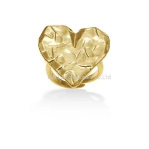 Fashion Women Girls Gold Plated Alloy Hearts Rings Jewelry
