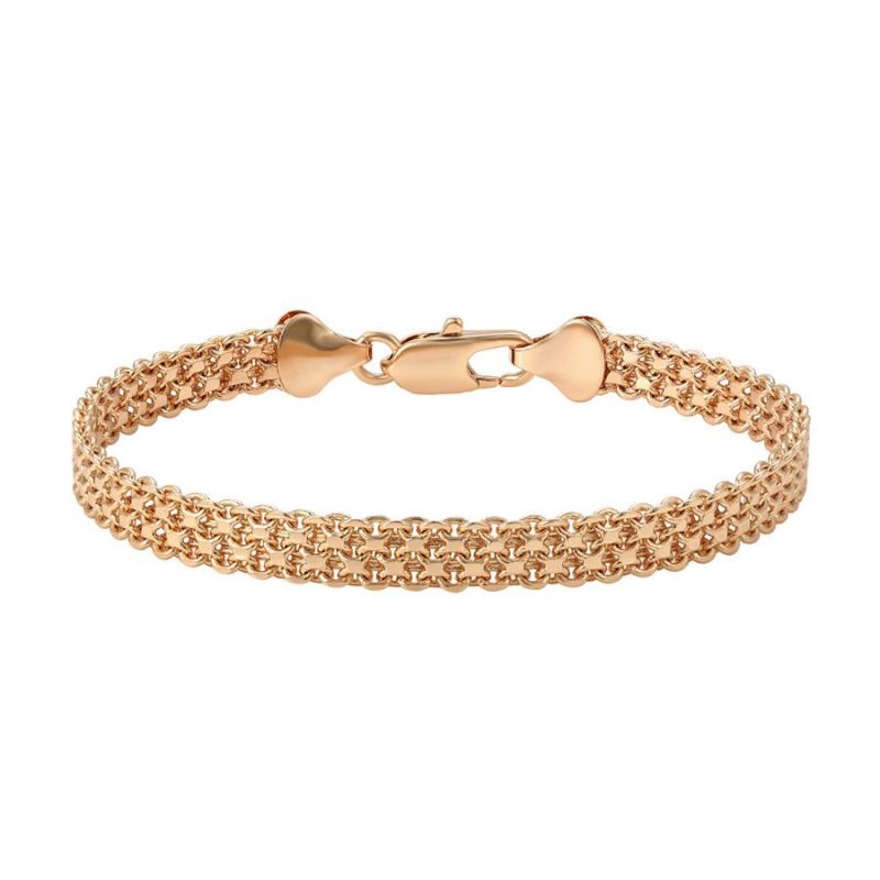 Jewelry Fashion Gold Bracelets Neutral Minimalist Pattern 18K Gold Plated Bracelets