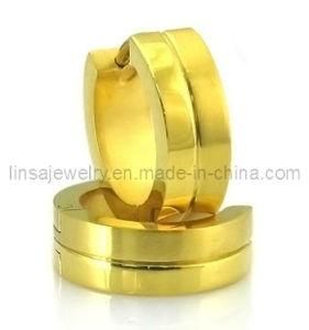 Gold Plated Stainless Steel Earrings (SJE260)
