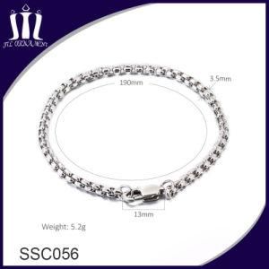 Hot Selling Jewelry Couple 304L Stainless Steel Women Chain Bracelet