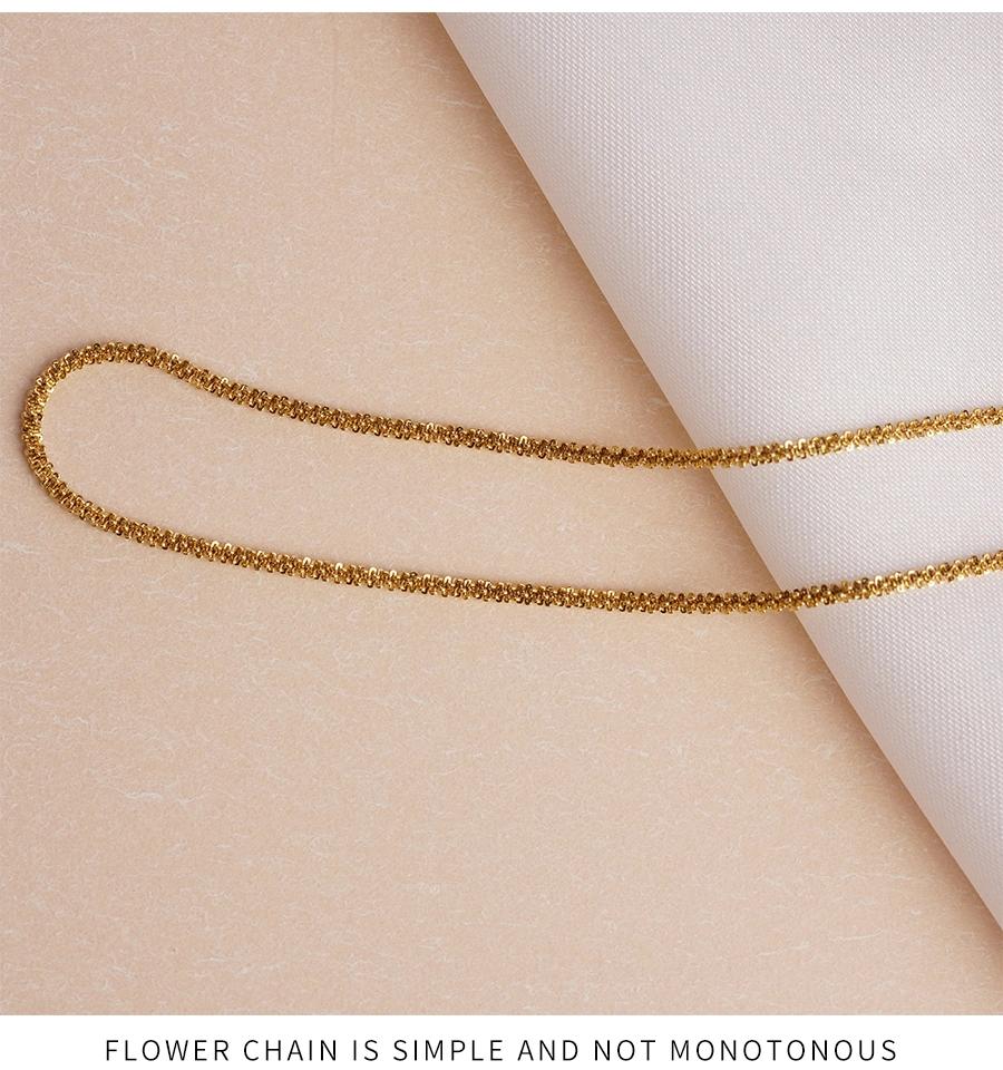 Creative Small Gold Women′s Cauliflower Necklace