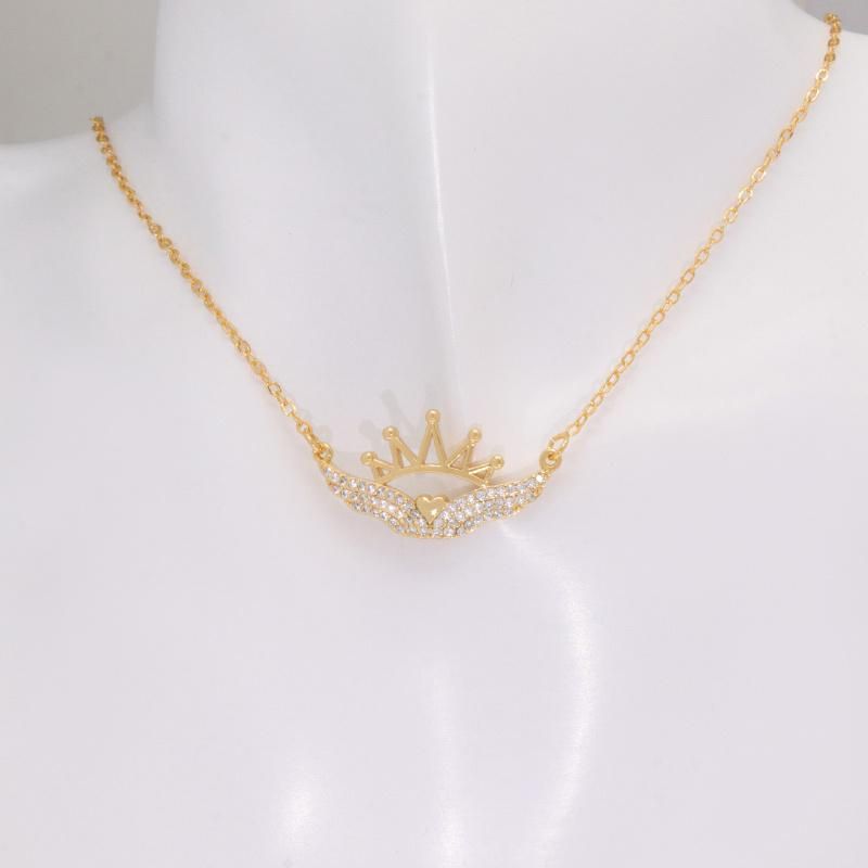 2022 Wholesale Crown Ladies Fashion Jewelry Necklace