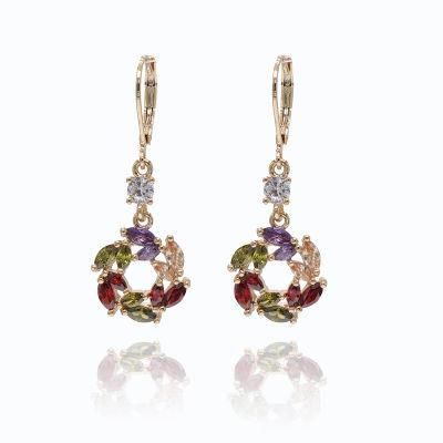 Korea CZ Earrings Fashion Ladies Pendant Earrings