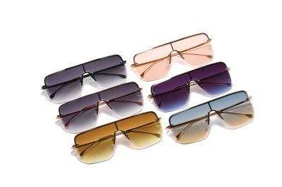 2020 No MOQ Oversized Metal Fashion Sunglasses