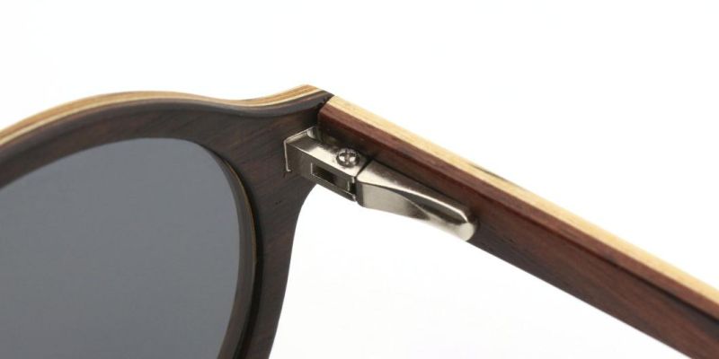 Ready to Ship Classic White Ice Wood Unisex Wooden Polarized Sunglasses