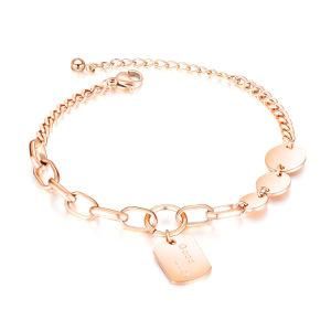 Fashion Jewelry Stainless Steel Good Luck Women Bracelet