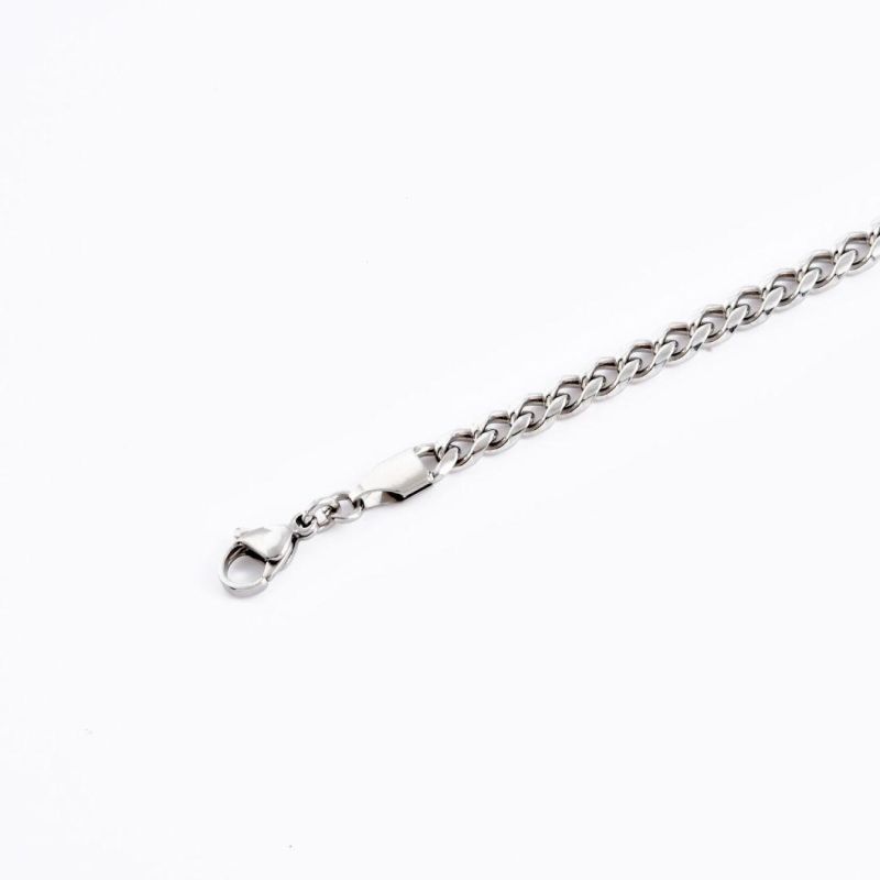 High Polished Quality Hip Hop Mens Jewelry Accessories Fashion Jewellery Curb Chain Bracelet Necklace