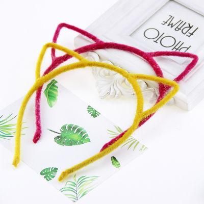 Colorful Rabbit Ear Hair Band