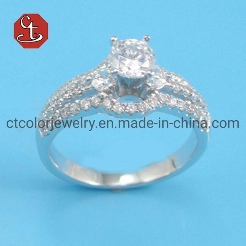 925 Sterling Silver Ring For Women Hot Sale Cubic Zirconia Gift Fashion Jewelry