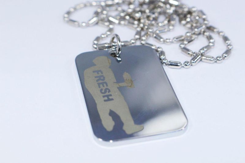 Creative Personality Craft Gift Decoration Dog Tag Necklace Custom Style