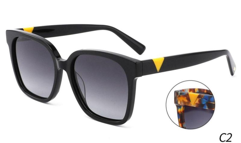 Men′ S Retro Acetate Sunglasses with Tac Polarized Lens