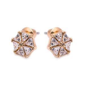 Women Accessories Fashion Jewelry Cubic Zirconia CZ Stud Earrings