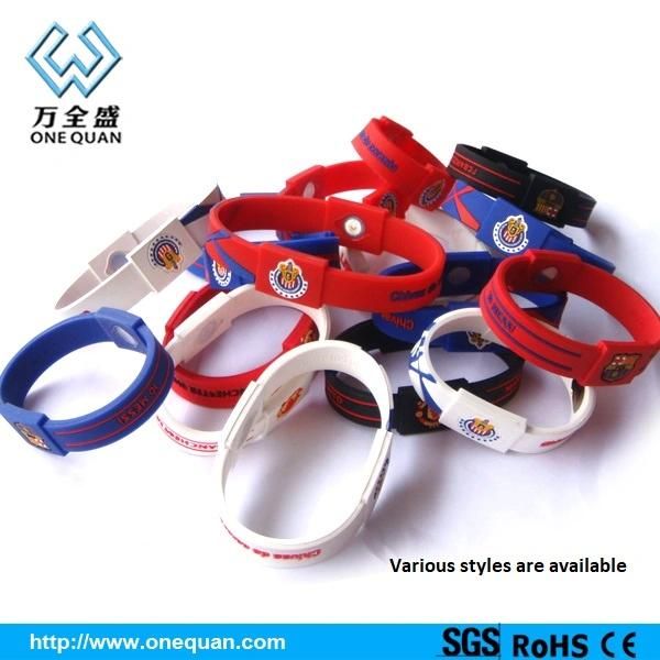 Laser Engraved Adjustable Bangle Fashionable Hot Wristband Direct China Factory Price Silicone Sports Bracelet