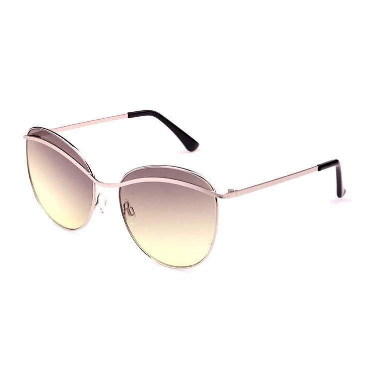 2018 Cat Eye Fashionable Metal Sunglasses