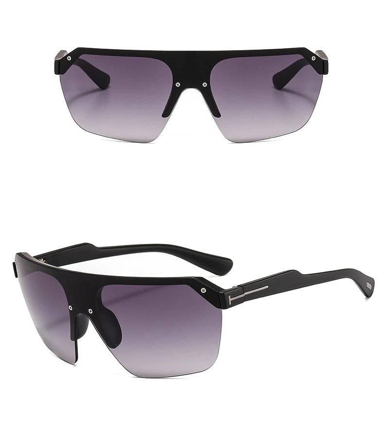 Hot Selling T-Shaped Retro Big Frame Sunglasses