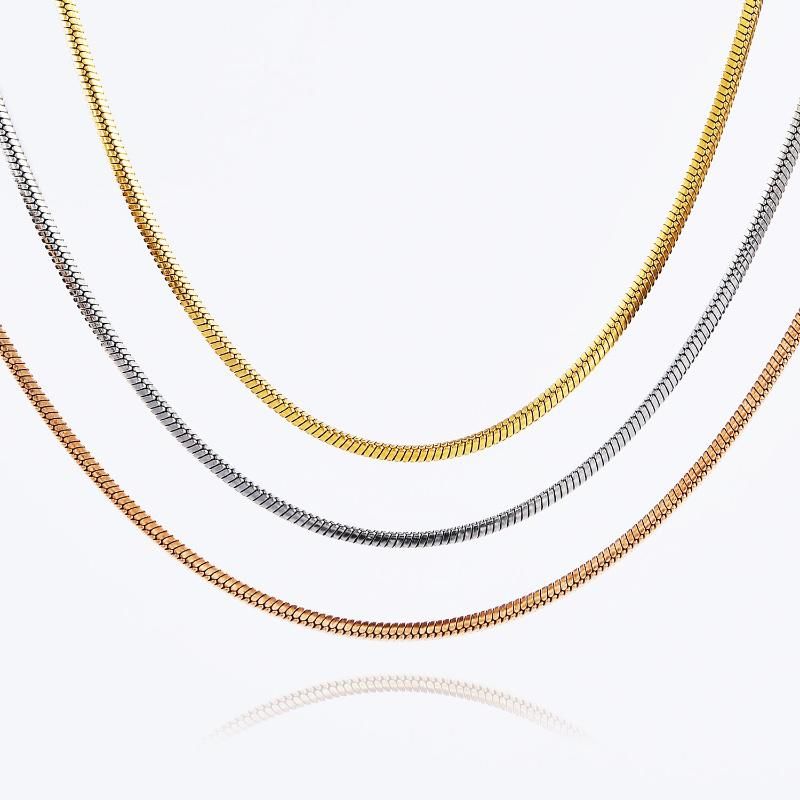 Classic Square Snake Chain Necklace for Jewelry Making