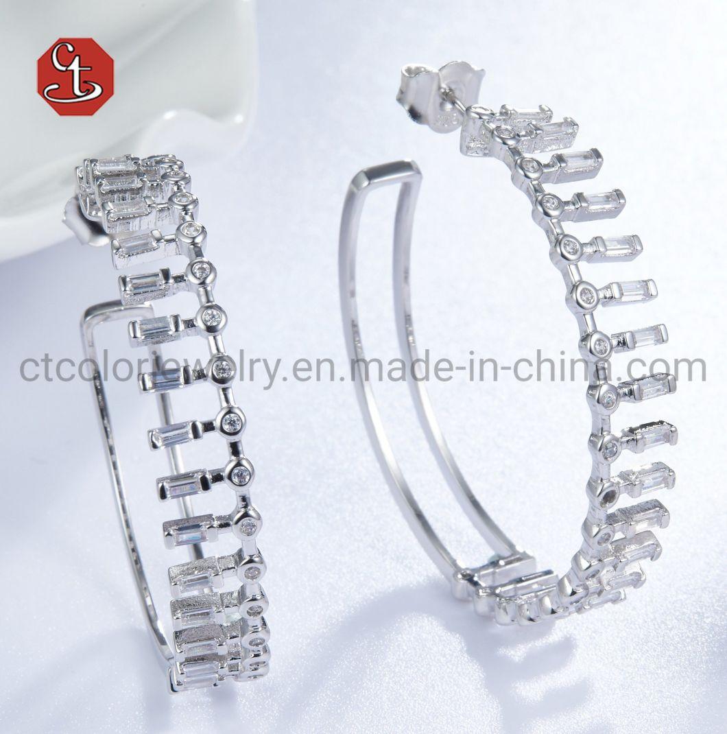 2021 New Fashion jewellery 925 Sterling silver Bling Ring