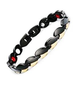 Custom Include Four Kinds Energy Stone Positive Scalar Energy Health Magnetic Bracelet
