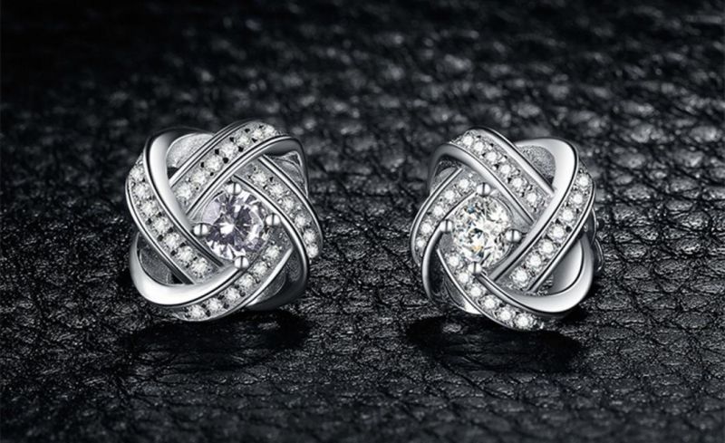 925 Sterling Silver Jewelry Cubic Zirconia Rings Wedding Jewelry Set Fashion Accessories