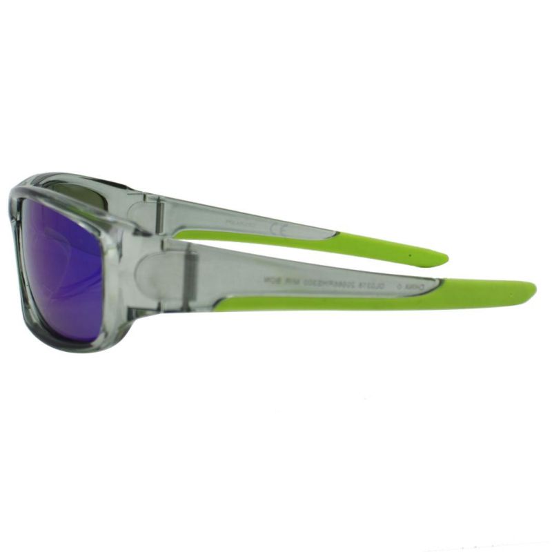 2020 Hot Selling Mat Transparent Grey Sports Sunglasses