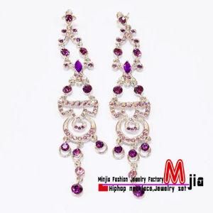 Fully Rhinestones Zinc Alloy Earring (b-16)