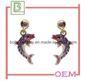 Fashion New Dophin Metal Earrings