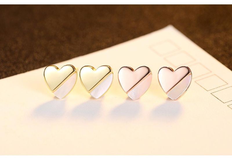 Earrings Korean Style Generous Copper Silver Pin Ear Stud