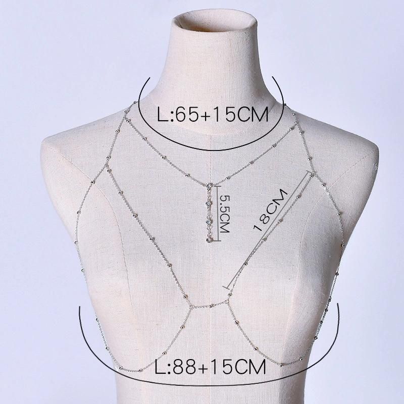 Fashion Accessories Body Hollow Bikini Jewelry Chain Necklace