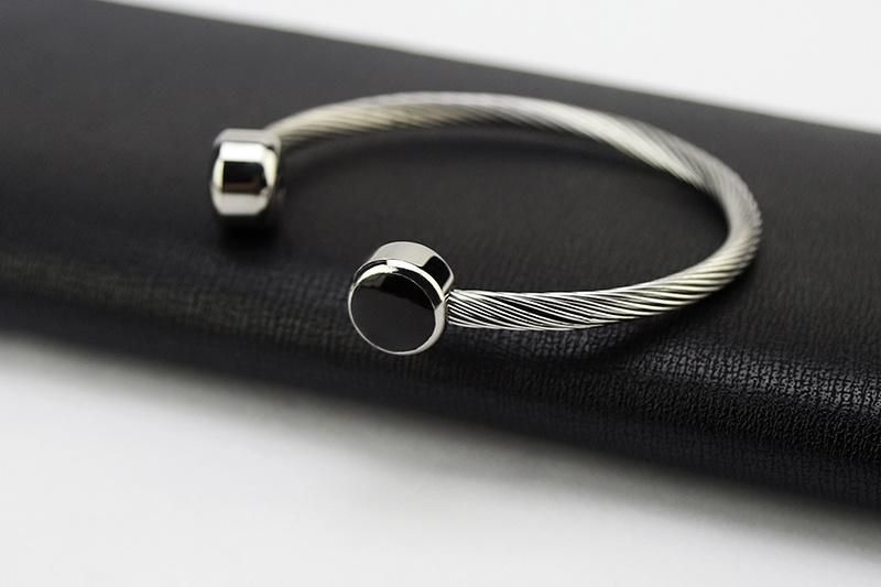 Custom Jewellery Stainless Steel Twisted Bracelet