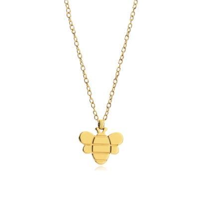 Wholesale Trendy Beauty Jewelry Custom Bee Cuban Chain Necklace