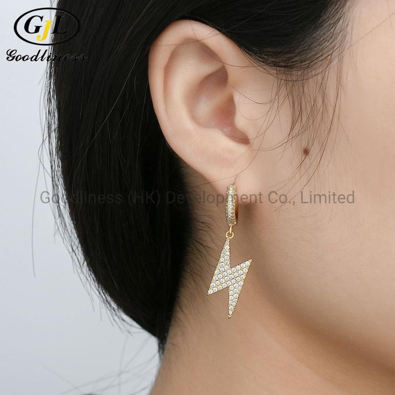 Fashion Temperament Fashion Hoop Earrings Cubic Zirconia Earrings