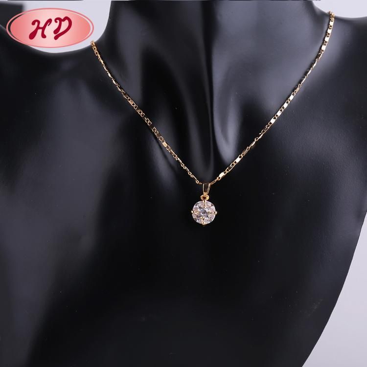 Costume Hengdian Wholesale Fashion Imitation Gold Plated Jewelry with Pendant Earring Necklace Sets