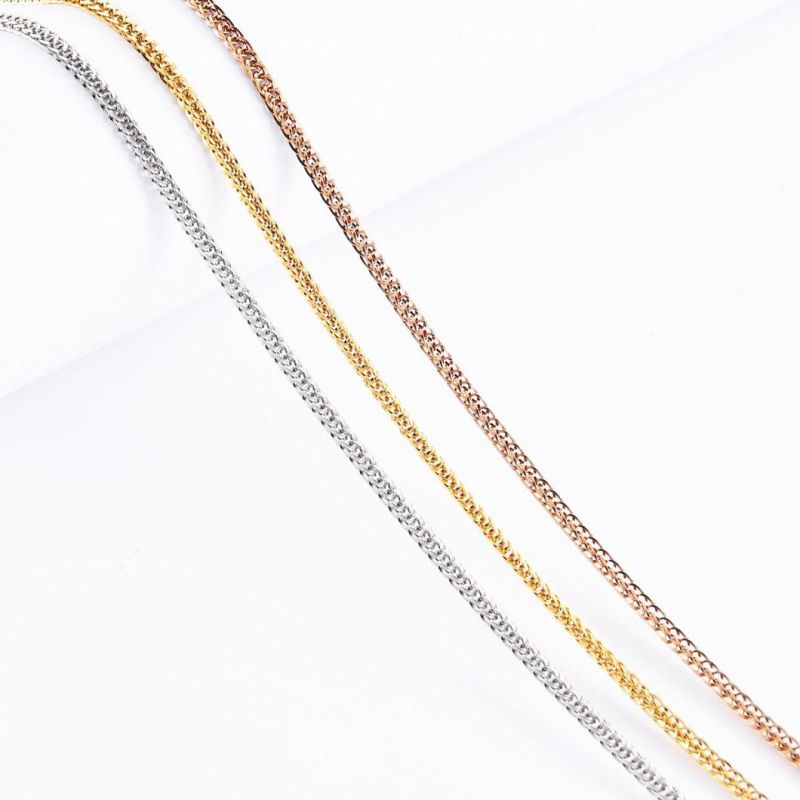 Popular Hot Sale Stainless Steel Chopin Chain Jewelry Fashion Stainless Steel Necklace Bracelet for Gift Design