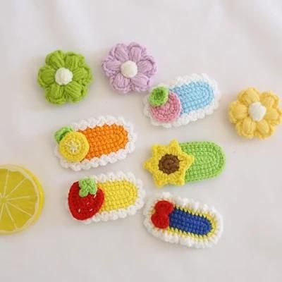 Crochet Fruit Snap Hair Clips Accessory Ym228