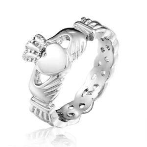 Hot Selling 316L Stainless Steel Claddagh Ring