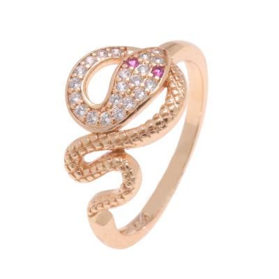 Zirconia Snake Ring Fashion Ladies Rings