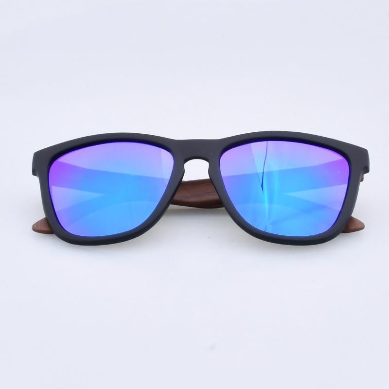 2022 Vintage Promotional Custom Logo Men Brand Wooden Print Frame Glasses Design Custom Sunglasses